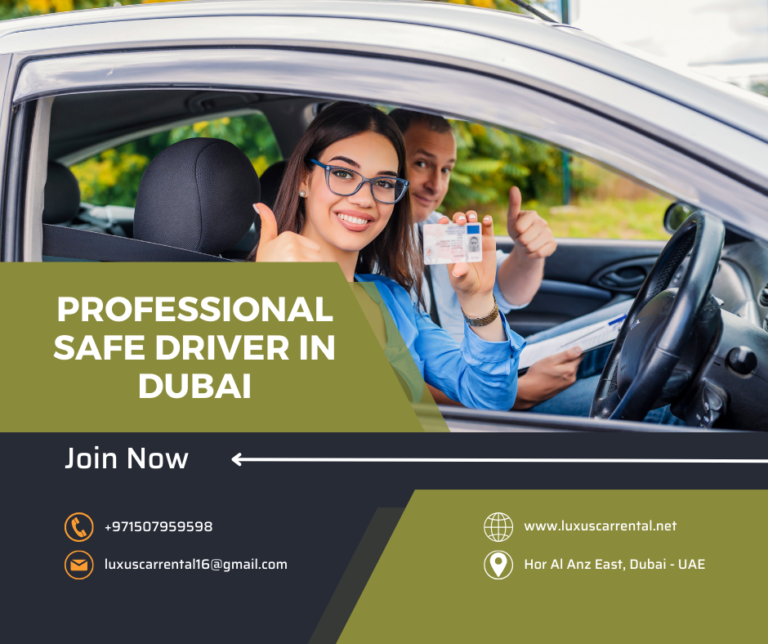 Professional Safe Driver in Dubai
